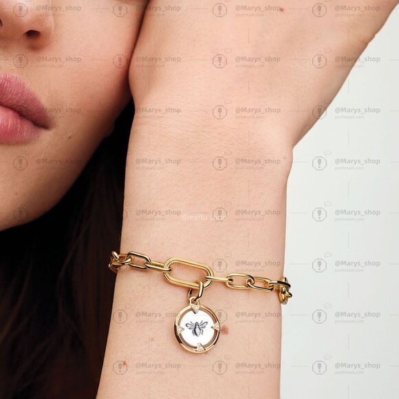 Pandora Bee Medallion Charm - Picture 4 of 5